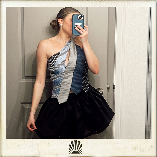 mckenzi (re)made tie top